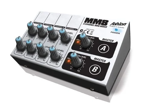 Ashton Mm8 8 Channel Mini Analog Mixer
