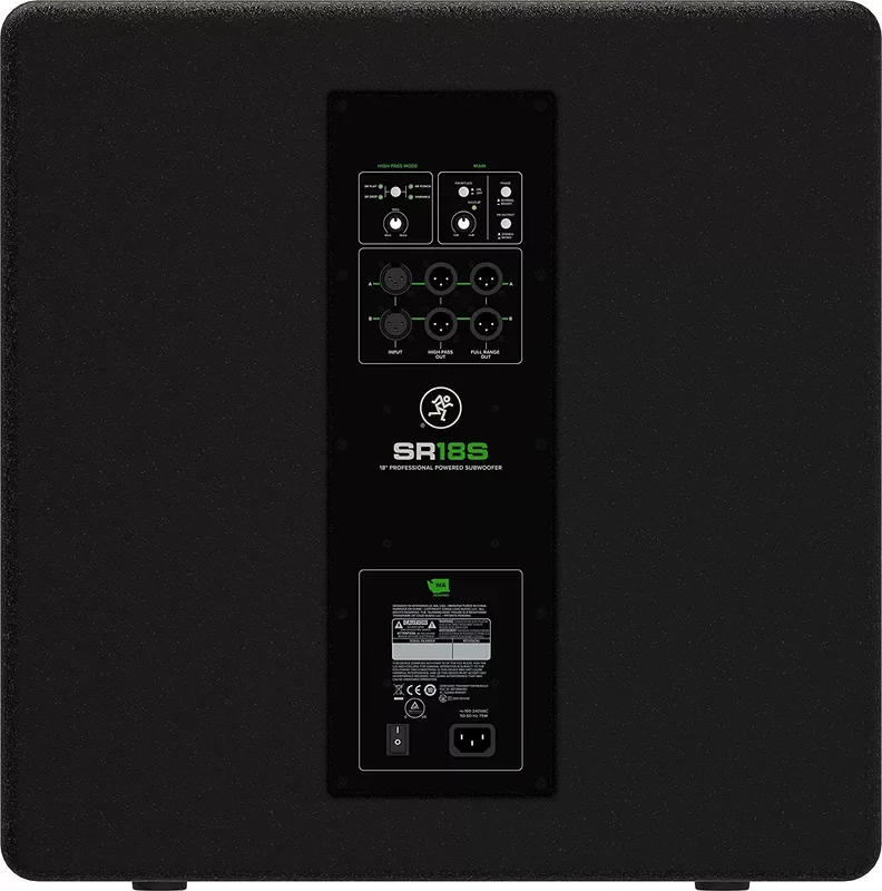 Mackie SR18S 18" 1600W Professional Powered Subwoofer