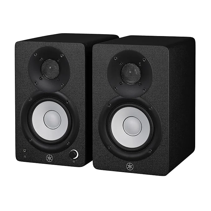 YAMAHA HS4 Powered Studio Monitor in Black, Pair (HS4 B)