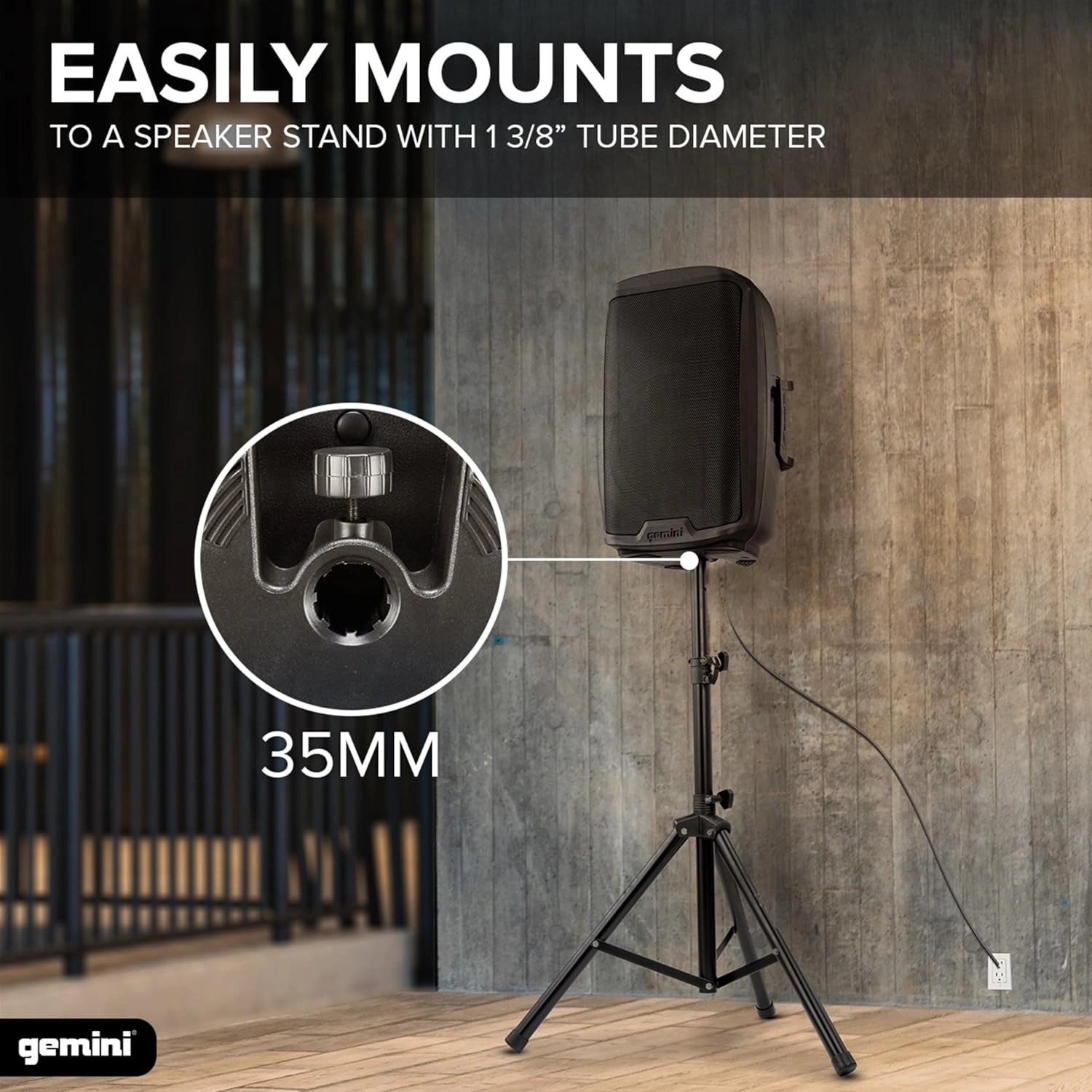  Gemini AS-2110P 1000 Watt Active 10” Loudspeaker