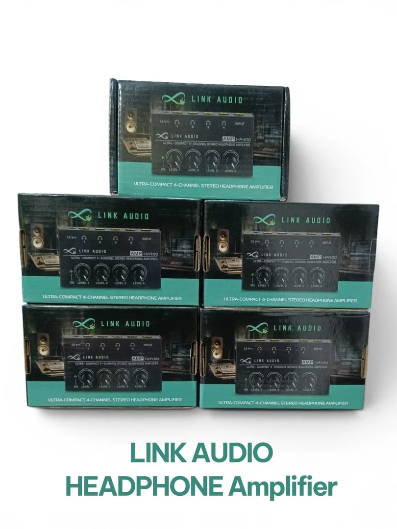 Link Audio HA400 Ultra Compact 4-Channel Stereo Headphone Amplifier