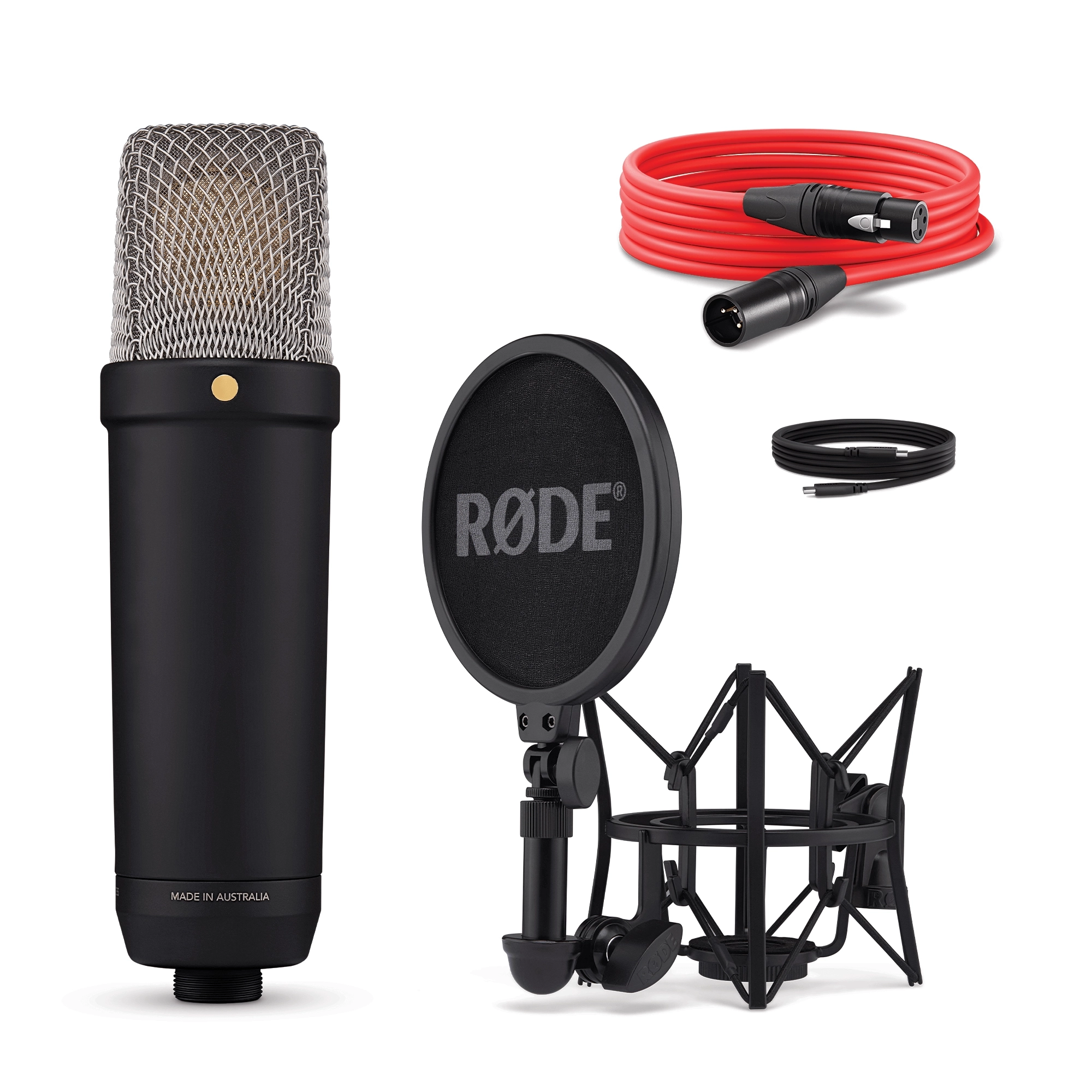 Rode Nt1 5th Gen Large-Diaphragm Condenser  (Black)