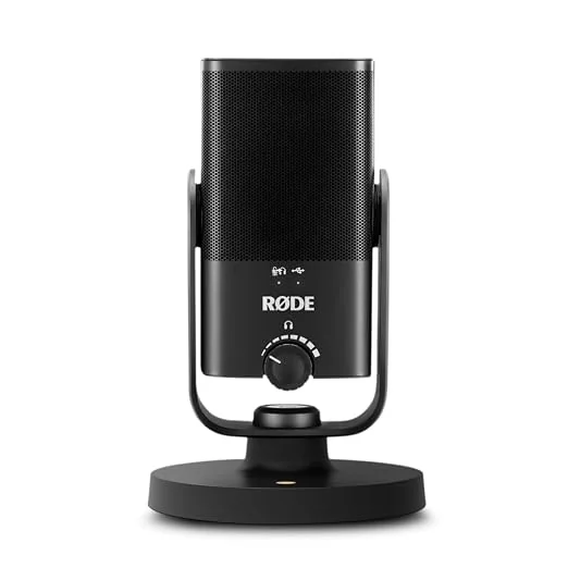 Rode NT-USB Mini Studio Quality USB Unidirectional Microphone (Black)