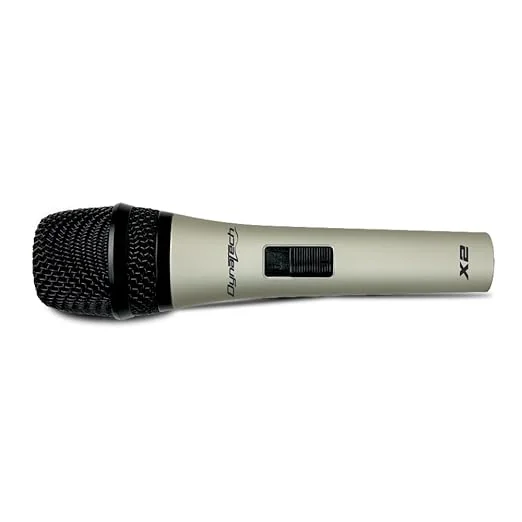 Dynatech X2 High Performance Vocal Microphone with Cable and Clip