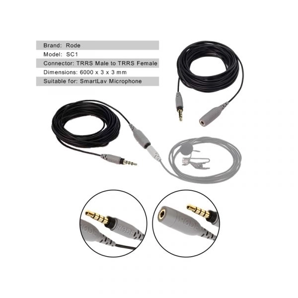 Rode SC1 TRSS Extension Cable